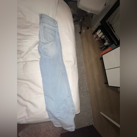 Light Denim Grey Lab Jeans - Picture 3 of 4